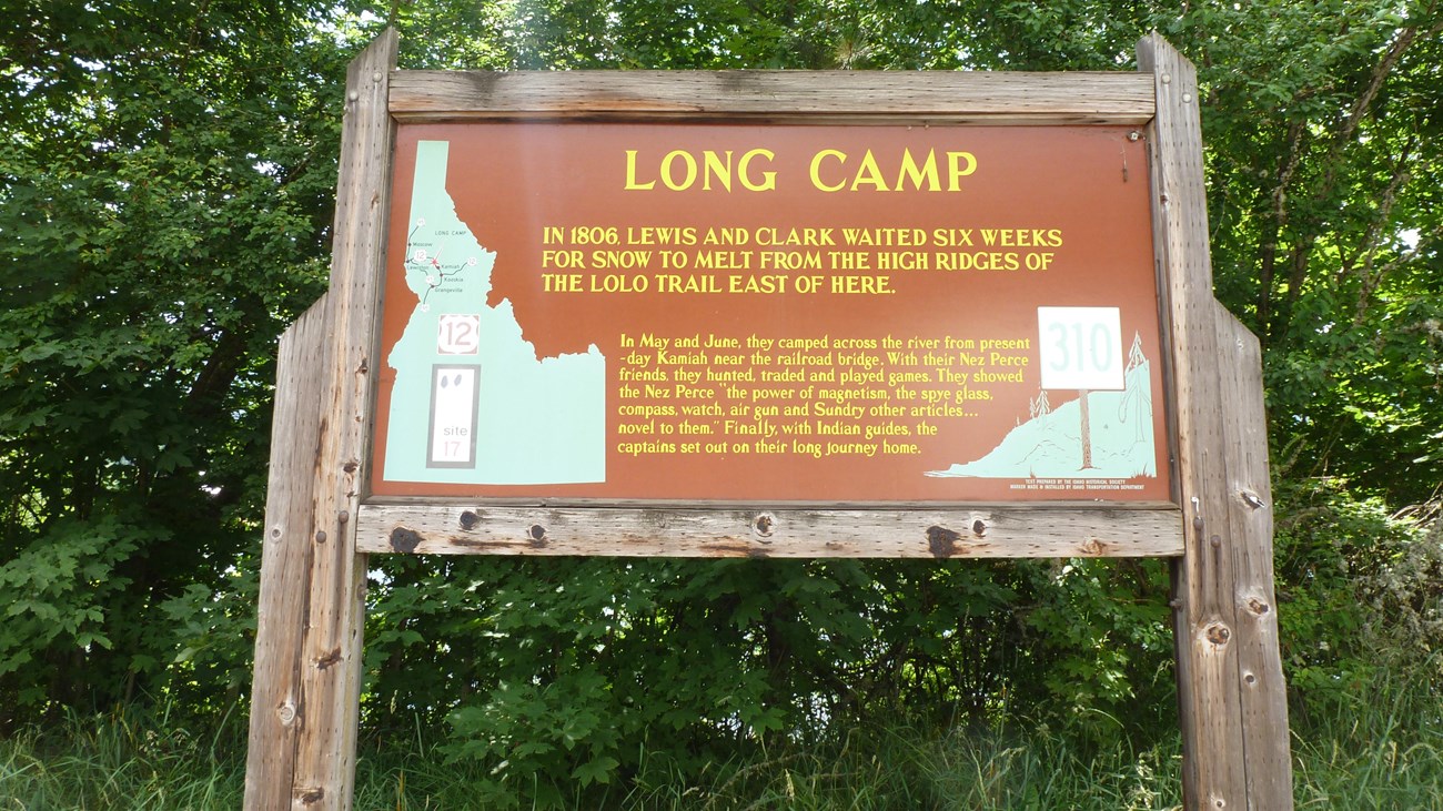 The site of Lewis and Clark's Long Camp near Kamiah.